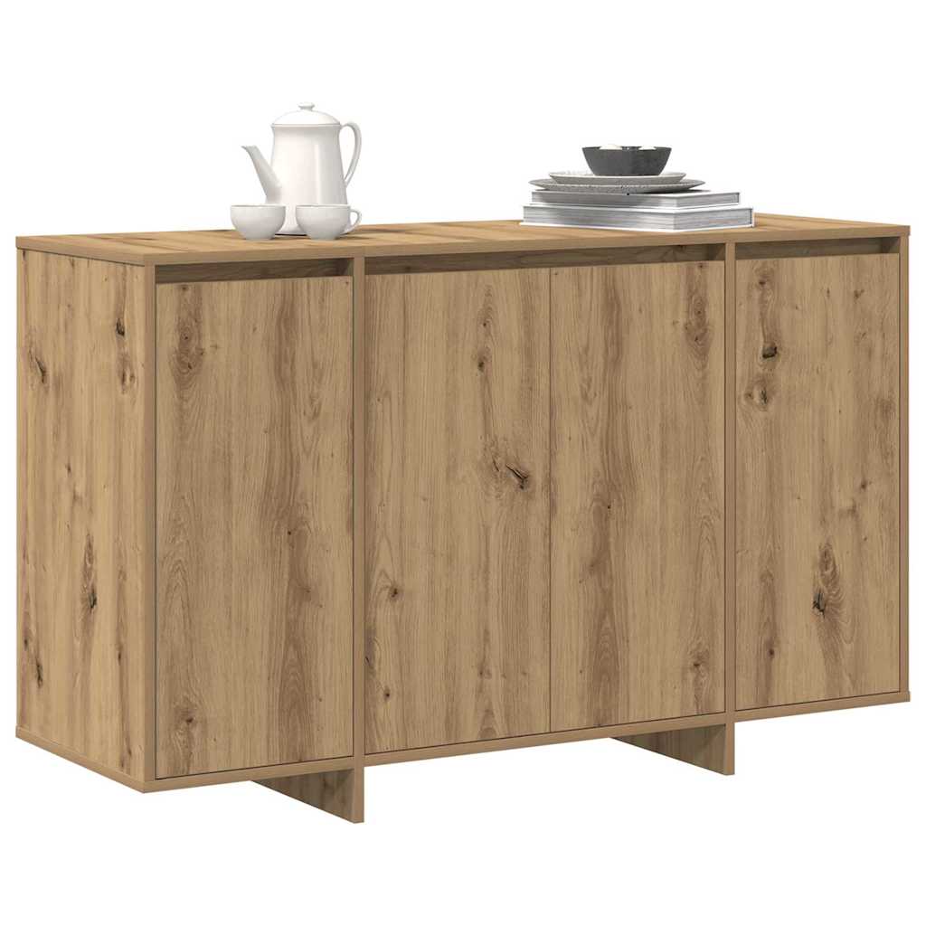 vidaXL Bufet dąb artisan 120 x 41 x 75 cm Materiał drewnopochodny