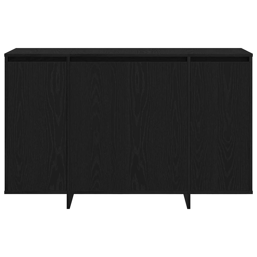 vidaXL Bufet Czarny dąb 120 x 41 x 75 cm Materiał drewnopochodny