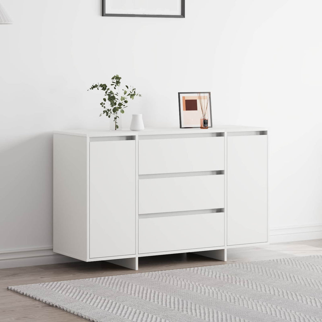 vidaXL Bufet z szufladą Biały 120 x 41 x 75 cm Materiał drewnopochodny