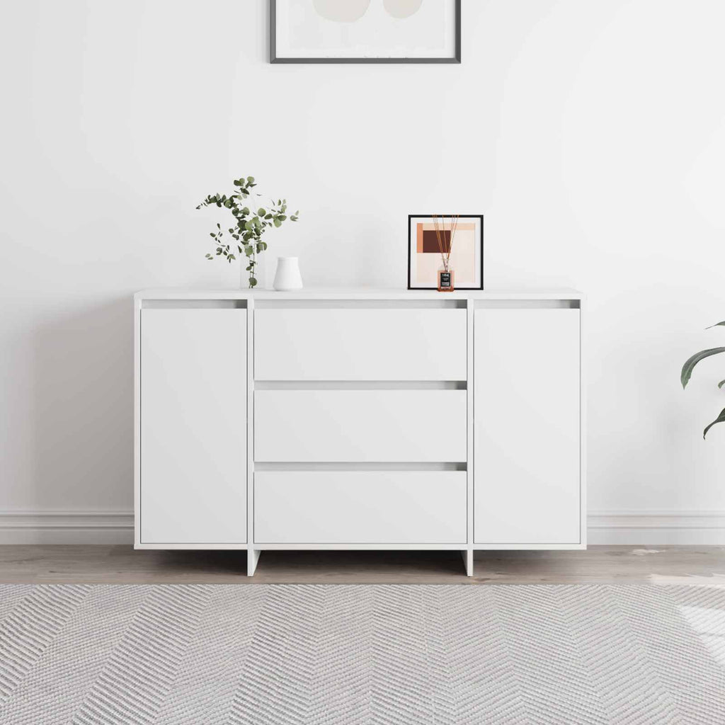vidaXL Bufet z szufladą Biały 120 x 41 x 75 cm Materiał drewnopochodny