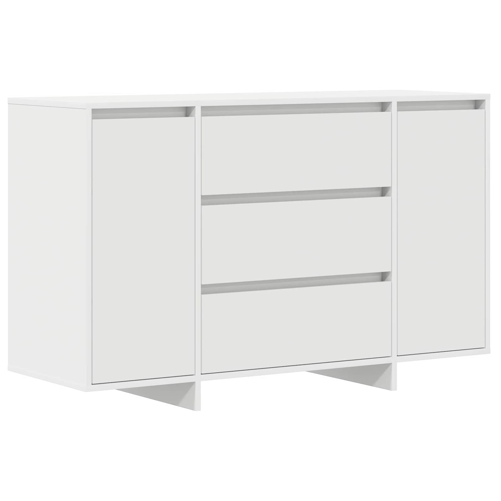 vidaXL Bufet z szufladą Biały 120 x 41 x 75 cm Materiał drewnopochodny