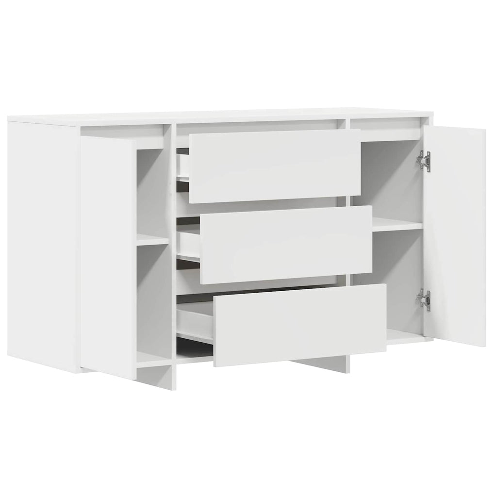 vidaXL Bufet z szufladą Biały 120 x 41 x 75 cm Materiał drewnopochodny