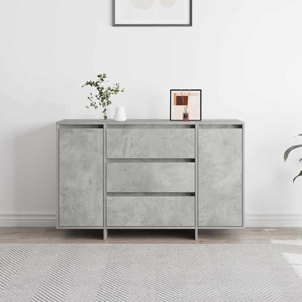 vidaXL Bufet Betonowy szary 120 x 41 x 75 cm Materiał drewnopochodny