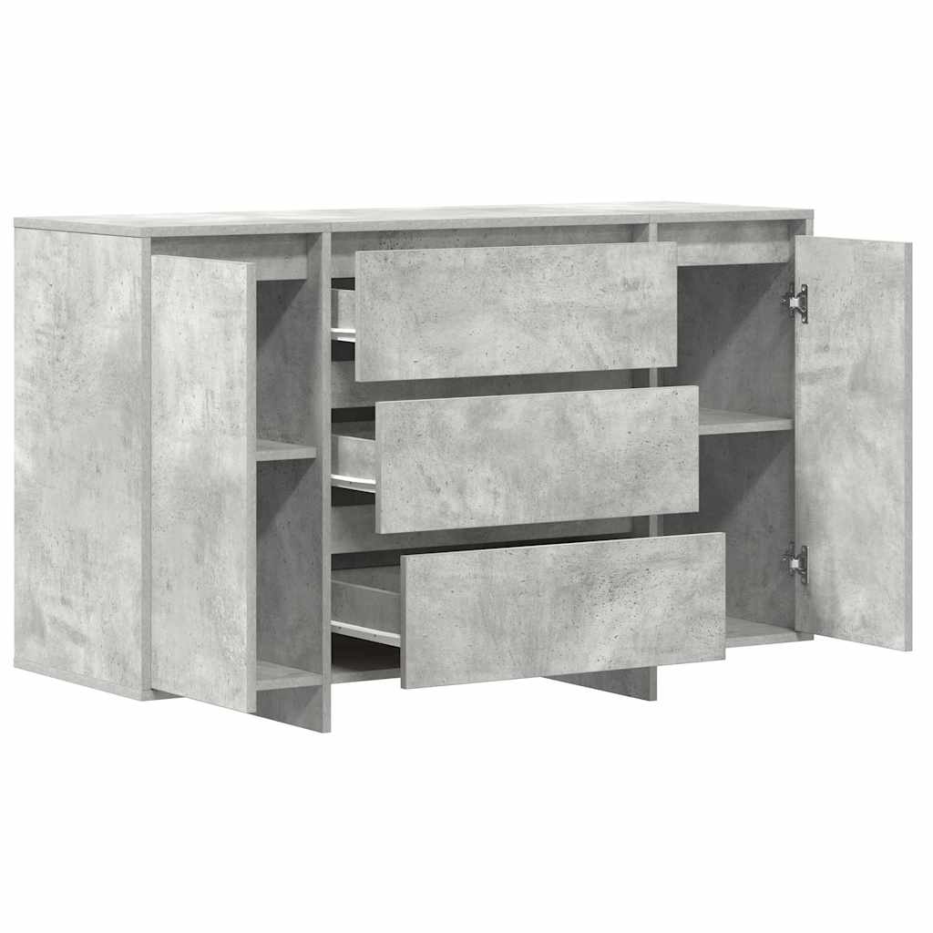 vidaXL Bufet Betonowy szary 120 x 41 x 75 cm Materiał drewnopochodny