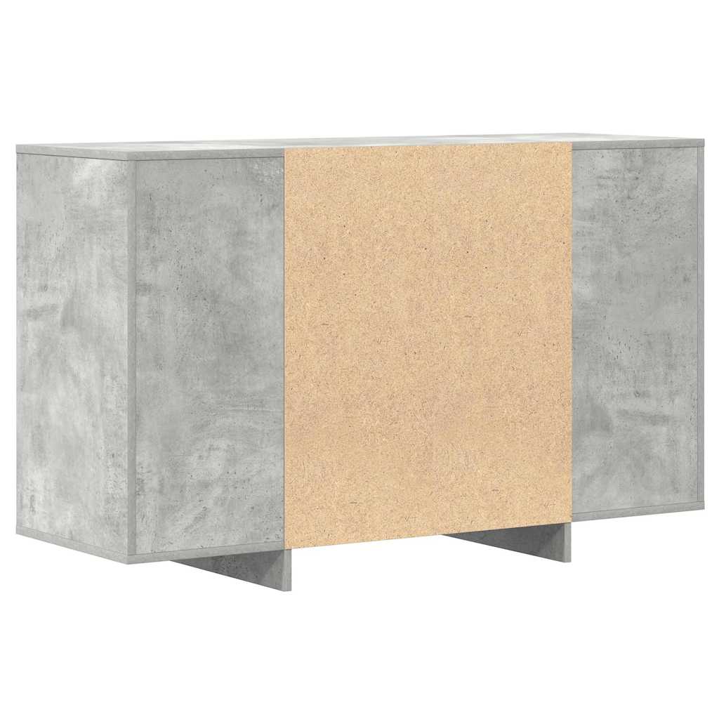 vidaXL Bufet Betonowy szary 120 x 41 x 75 cm Materiał drewnopochodny