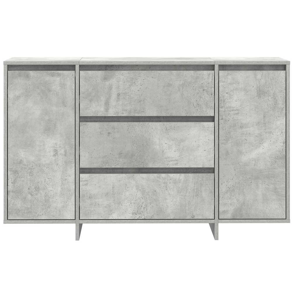 vidaXL Bufet Betonowy szary 120 x 41 x 75 cm Materiał drewnopochodny