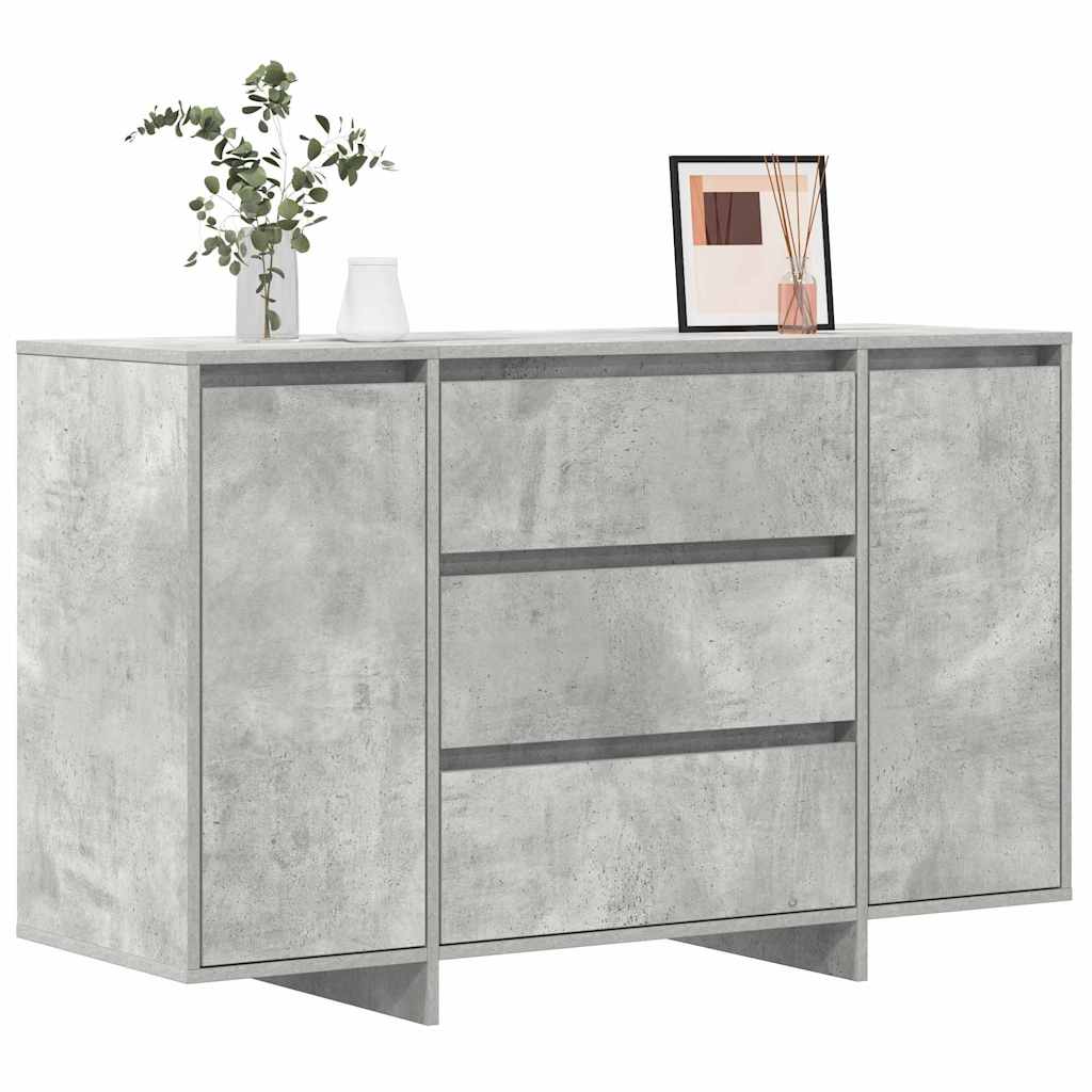 vidaXL Bufet Betonowy szary 120 x 41 x 75 cm Materiał drewnopochodny