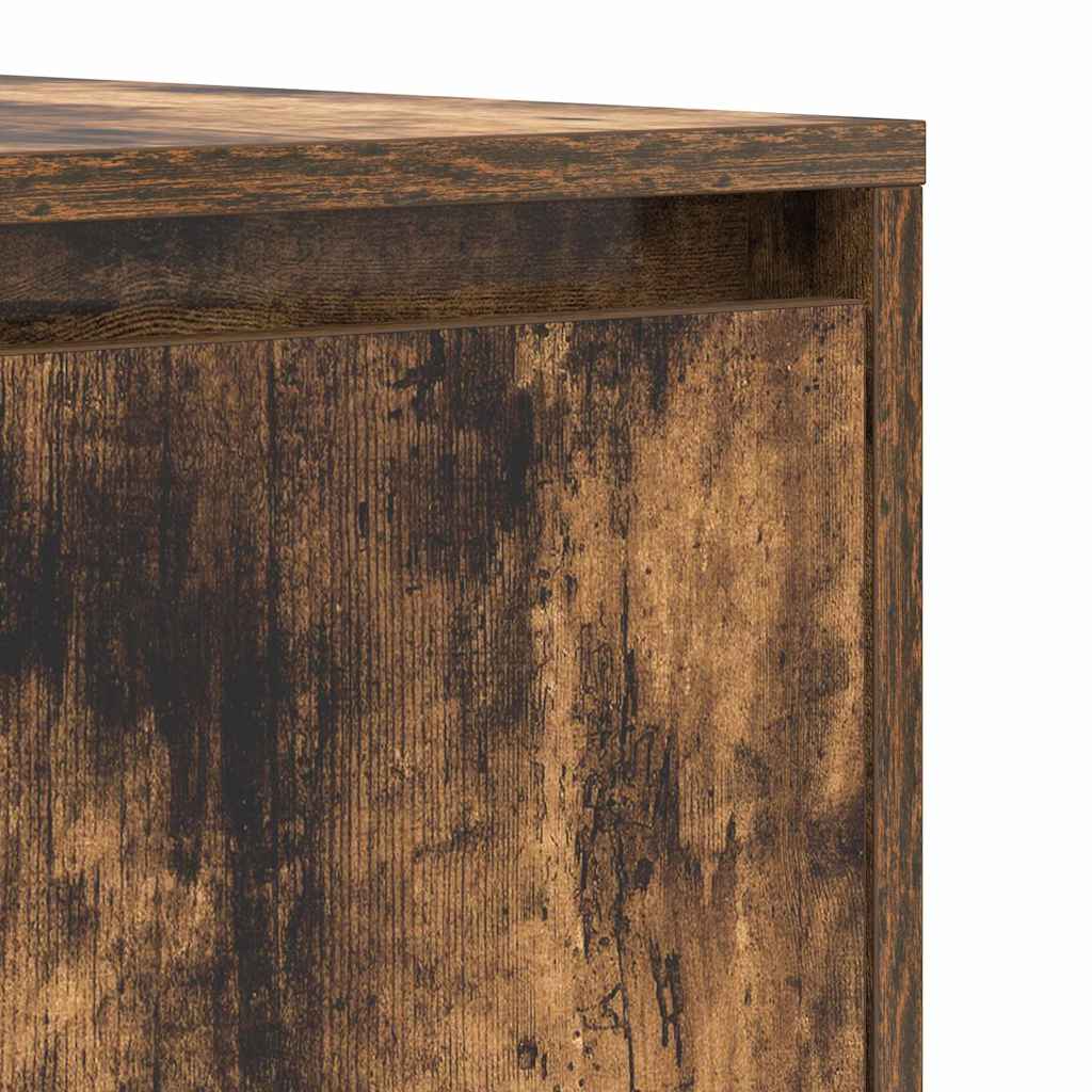 vidaXL Bufet Dąb wędzony 120 x 41 x 75 cm Materiał drewnopochodny