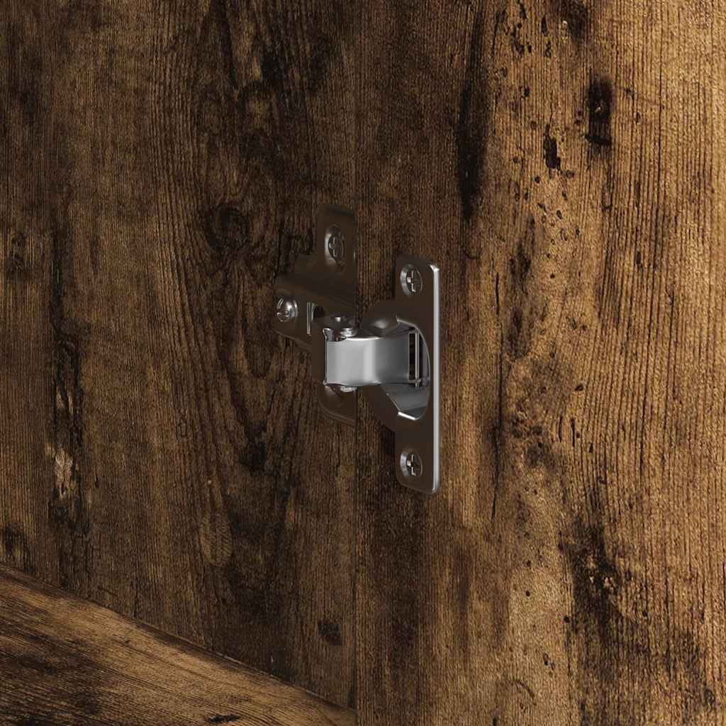 vidaXL Bufet Dąb wędzony 120 x 41 x 75 cm Materiał drewnopochodny