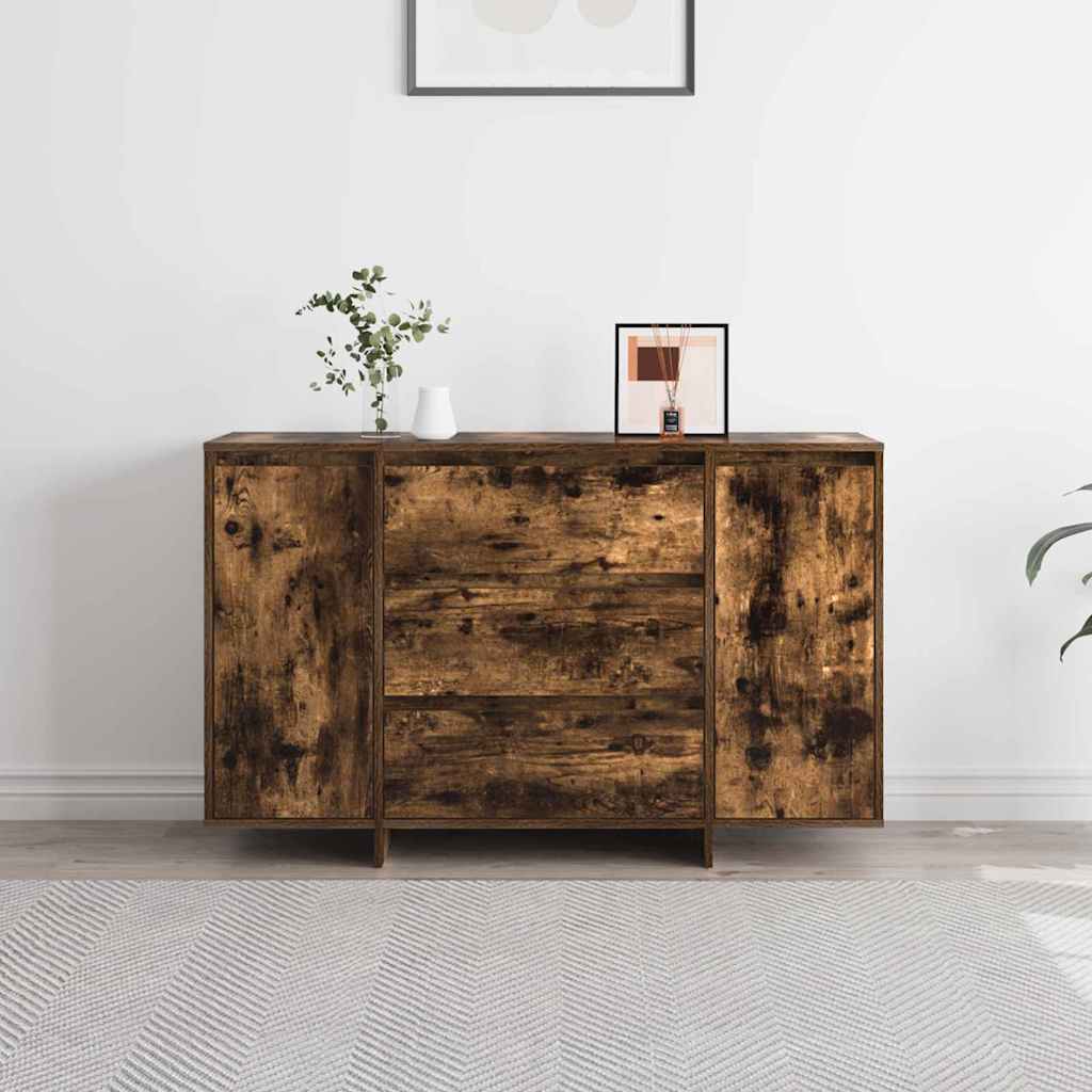 vidaXL Bufet Dąb wędzony 120 x 41 x 75 cm Materiał drewnopochodny