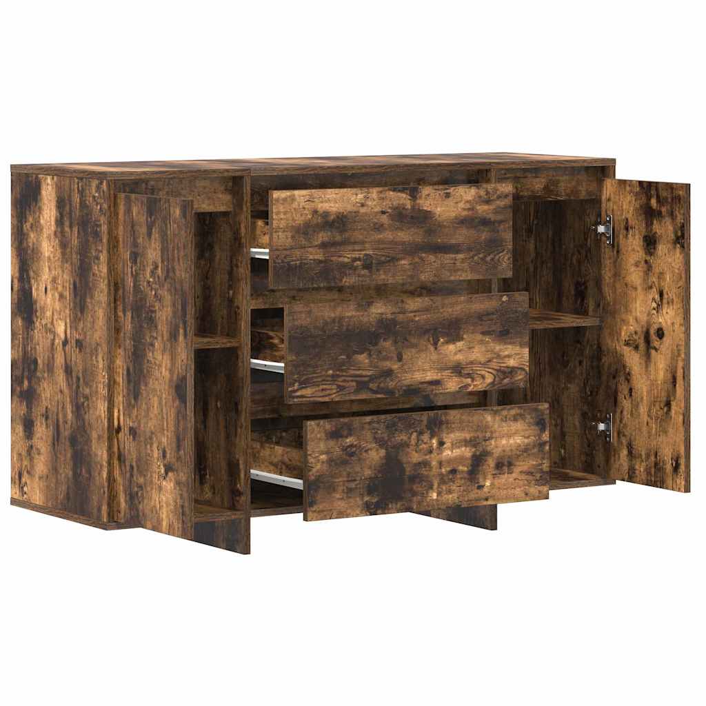 vidaXL Bufet Dąb wędzony 120 x 41 x 75 cm Materiał drewnopochodny