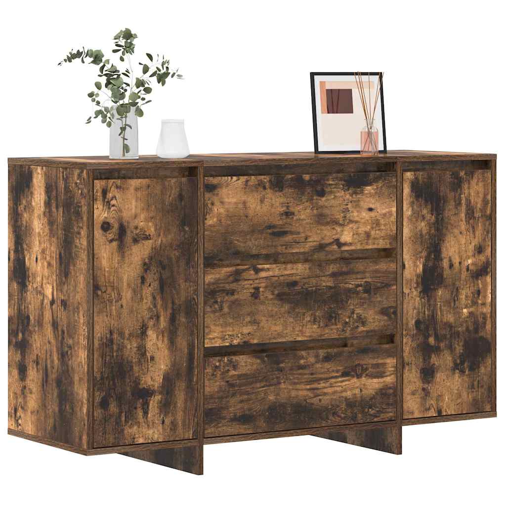 vidaXL Bufet Dąb wędzony 120 x 41 x 75 cm Materiał drewnopochodny