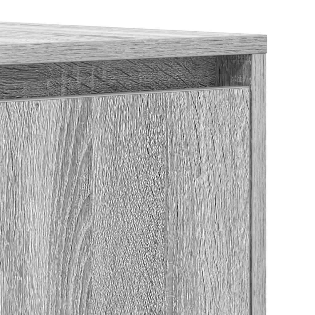 vidaXL Bufet Szary Sonoma 120 x 41 x 75 cm Materiał drewnopochodny