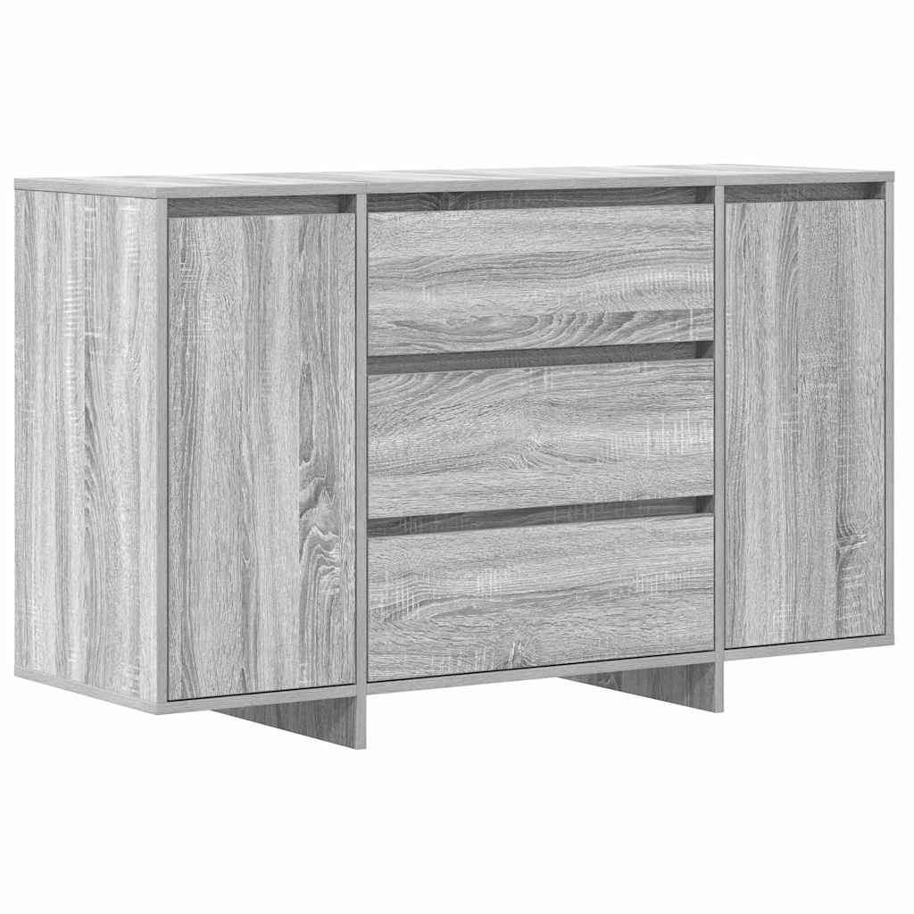 vidaXL Bufet Szary Sonoma 120 x 41 x 75 cm Materiał drewnopochodny