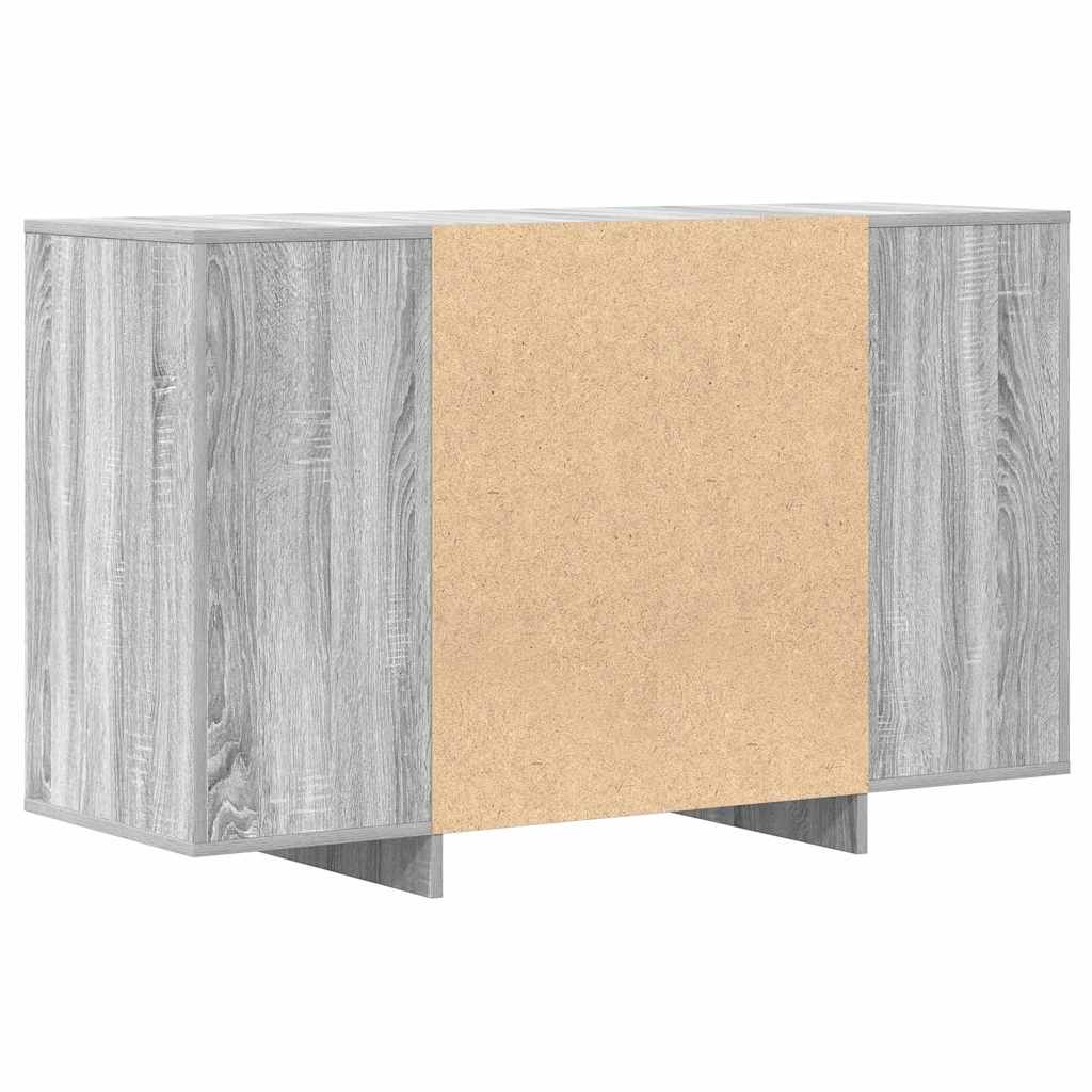 vidaXL Bufet Szary Sonoma 120 x 41 x 75 cm Materiał drewnopochodny