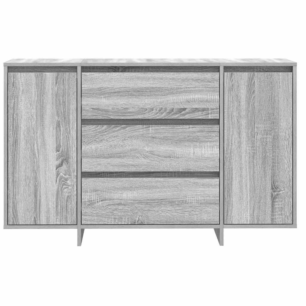 vidaXL Bufet Szary Sonoma 120 x 41 x 75 cm Materiał drewnopochodny