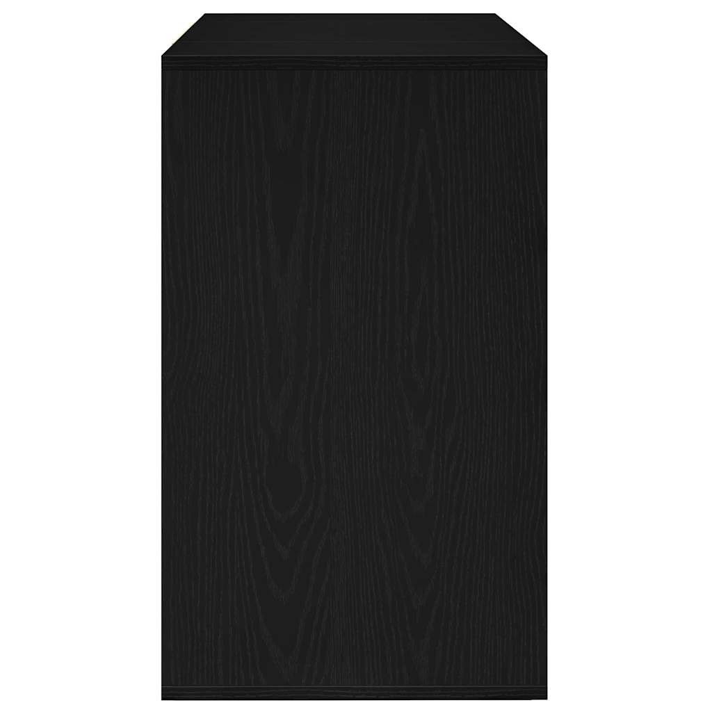 vidaXL Bufet Czarny Dąb 120 x 41 x 75 cm Materiał drewnopochodny