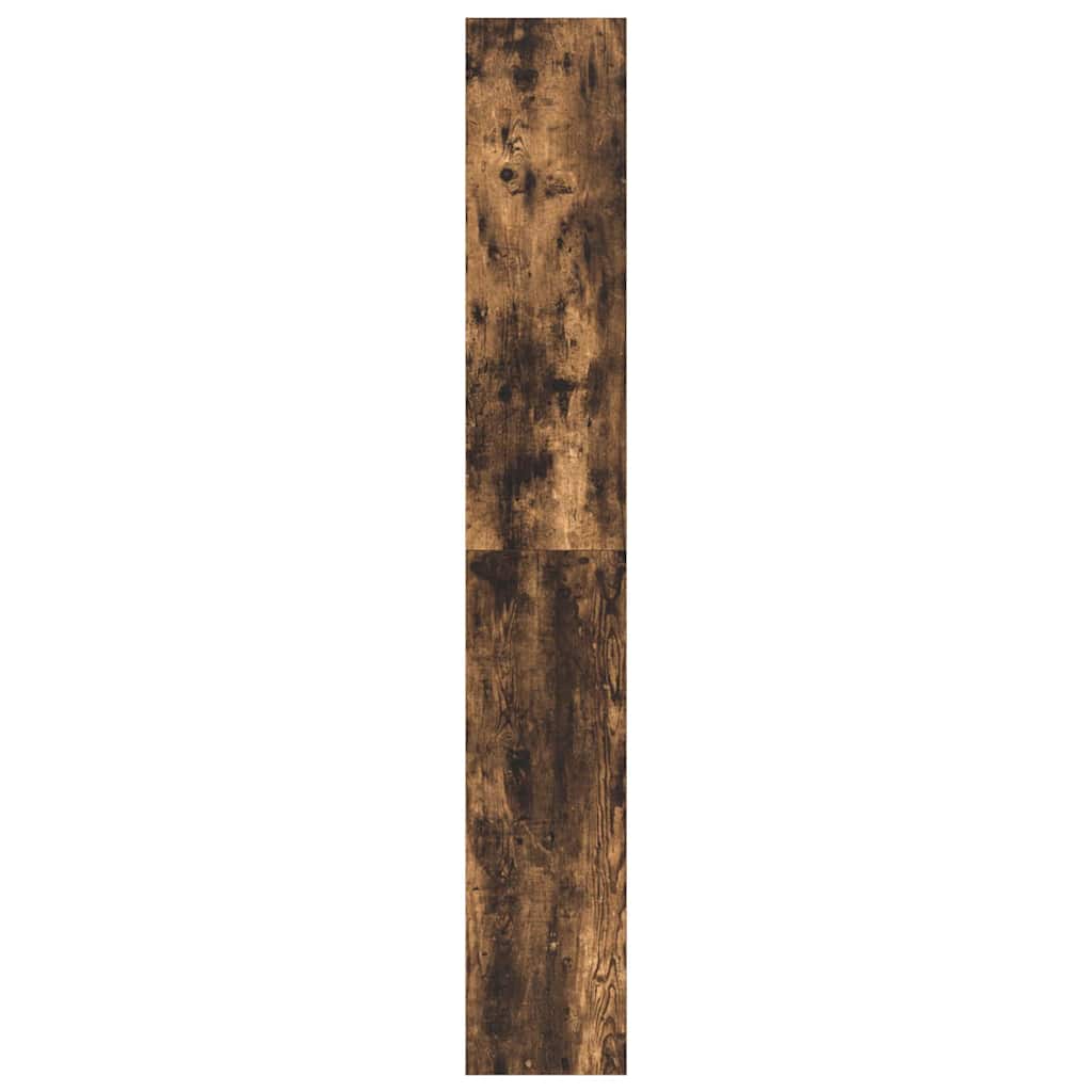 vidaXL Szafka na książki 6 poziomy 80 x 30 x 198 cm Dąb wędzony