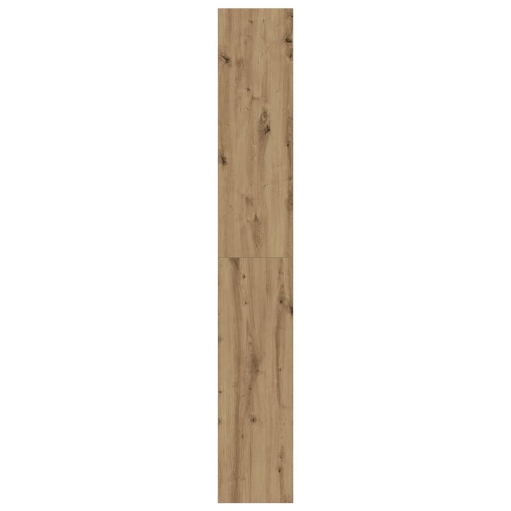vidaXL Szafka na książki z półką Dąb rzemieślniczy 80 x 30 x 198 cm