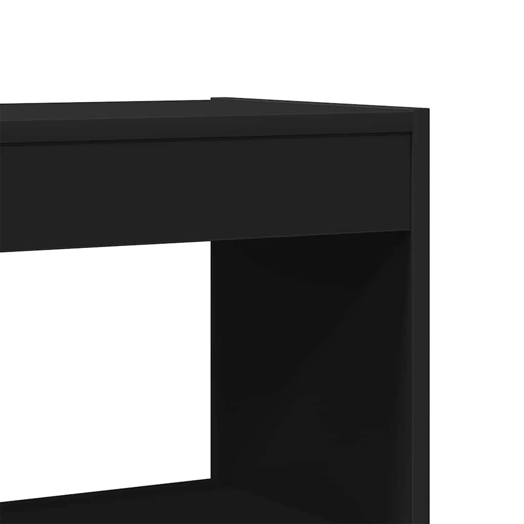 vidaXL Szafka na książki Czarny 100 x 30 x 198 cm