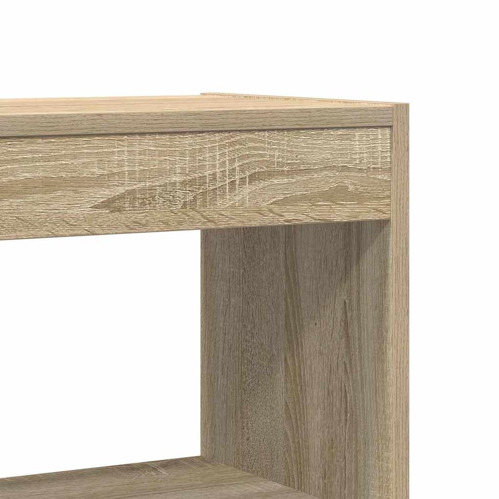 vidaXL Szafka na książki Dąb Sonoma 100 x 30 x 198 cm