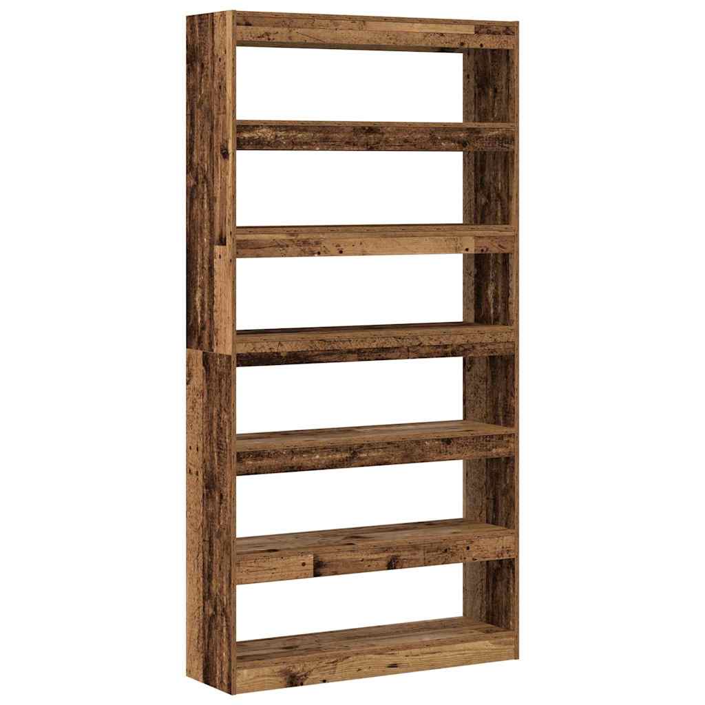 vidaXL Szafka na książki 6 poziomy 100 x 30 x 198 cm