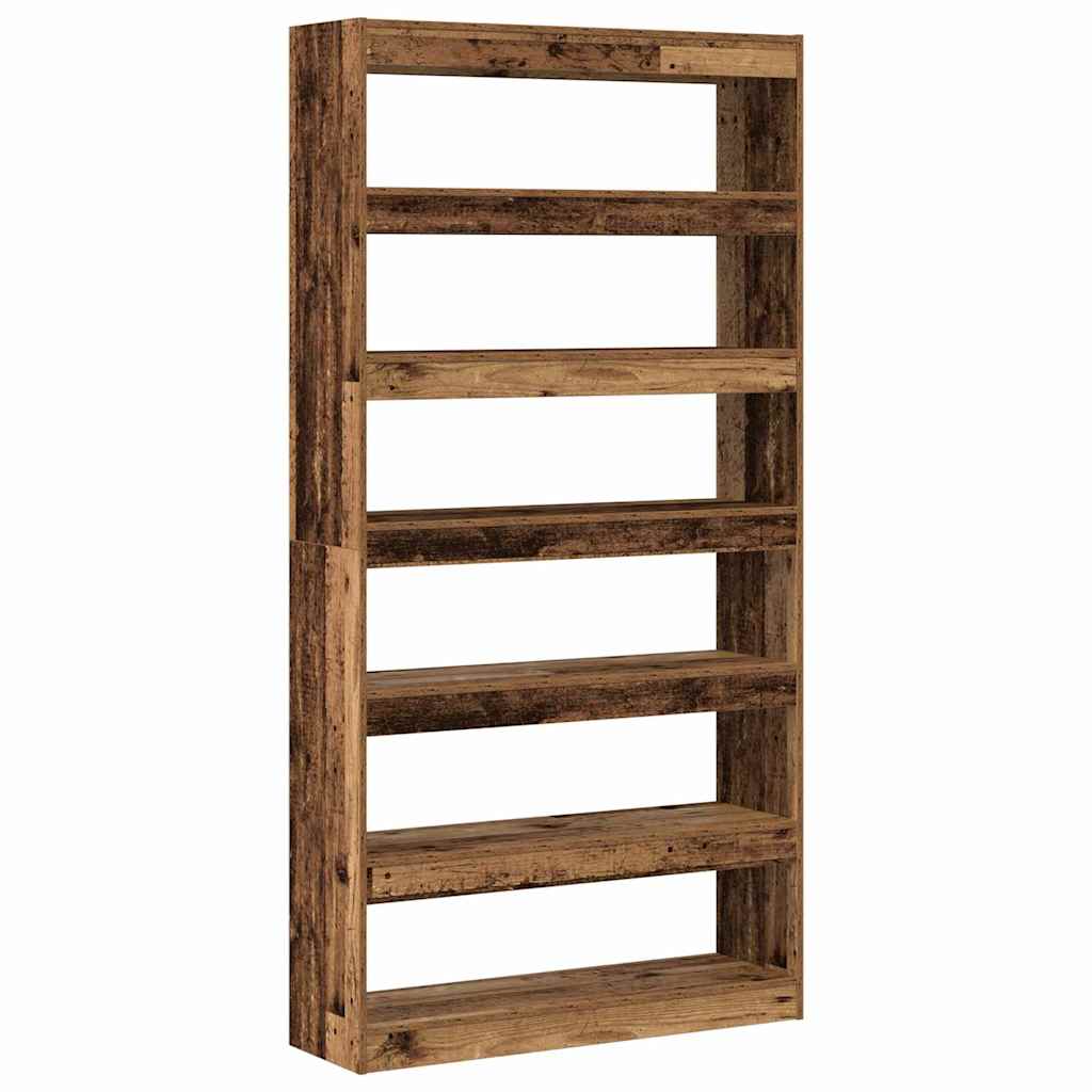 vidaXL Szafka na książki 6 poziomy 100 x 30 x 198 cm