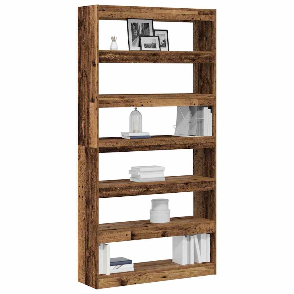 vidaXL Szafka na książki 6 poziomy 100 x 30 x 198 cm