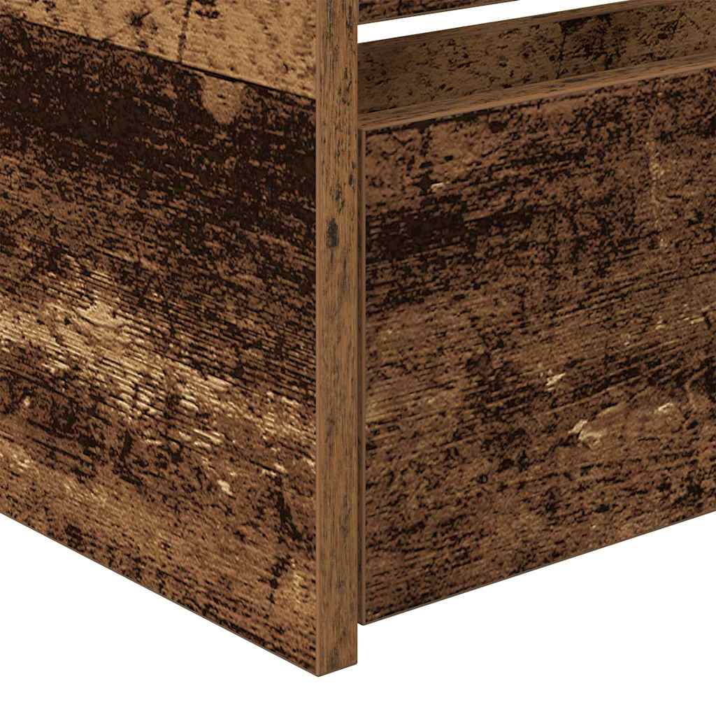 vidaXL Łóżko dzienne Stare drewno 90 x 200 cm Materiał drewnopochodny