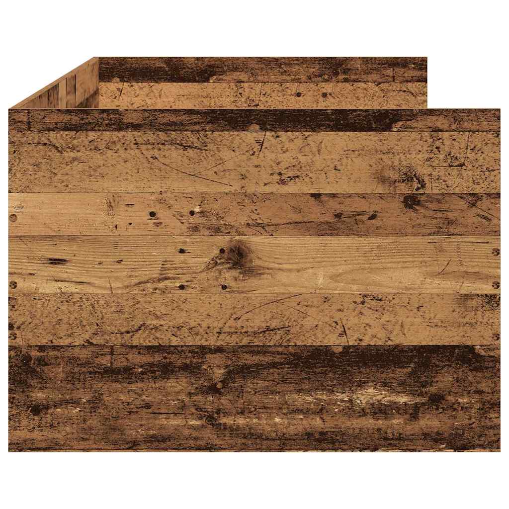 vidaXL Łóżko dzienne Stare drewno 90 x 200 cm Materiał drewnopochodny
