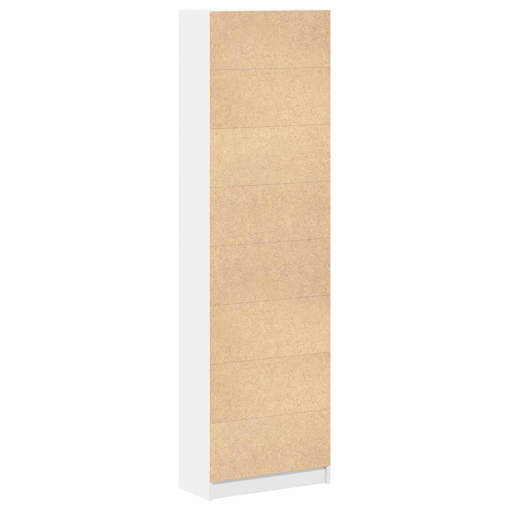 vidaXL Garderoba Biały 55 x 25 x 189 cm Materiał drewnopochodny