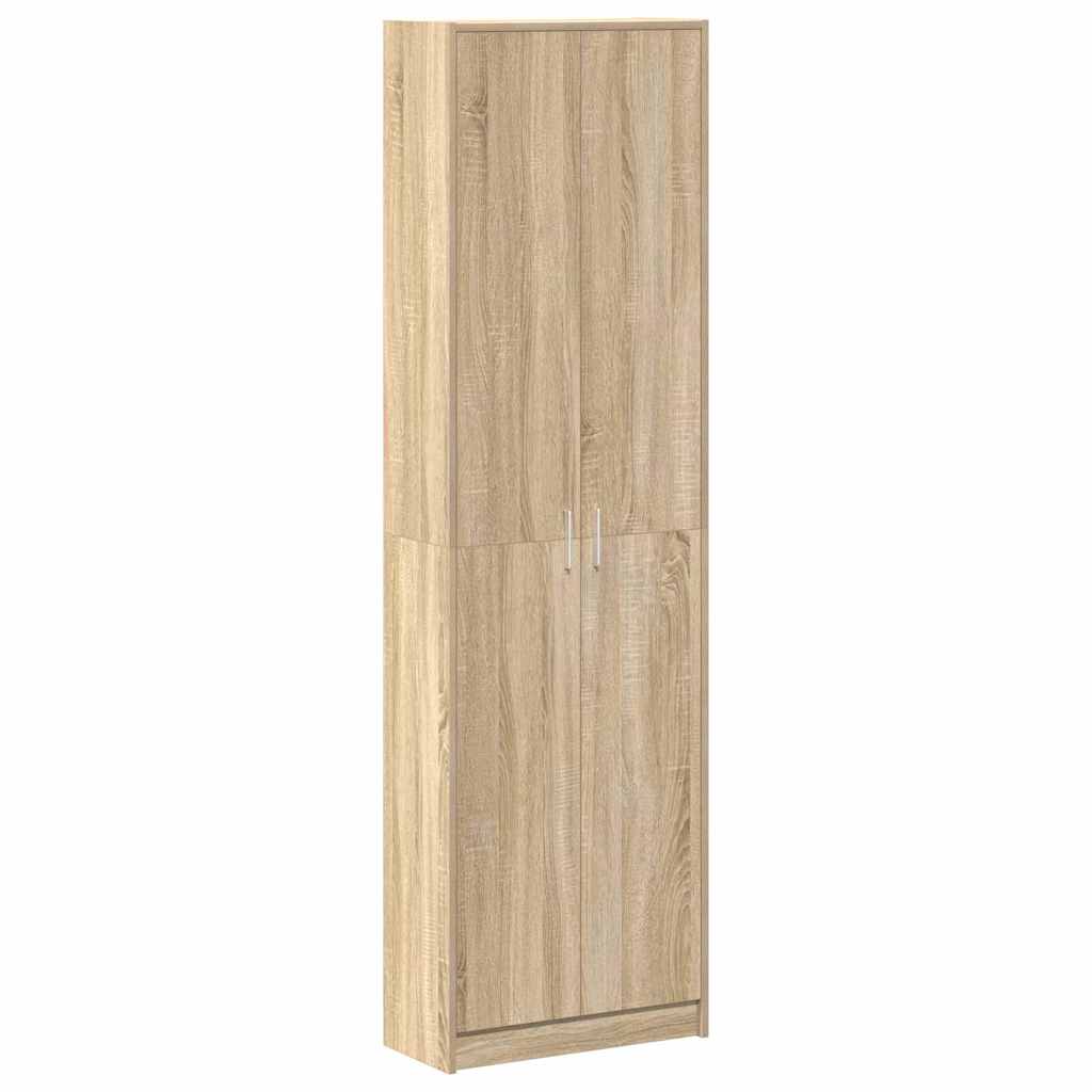 vidaXL Garderoba Dąb Sonoma 55 x 25 x 189 cm Materiał drewnopochodny