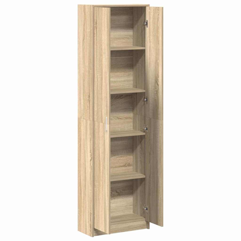 vidaXL Garderoba Dąb Sonoma 55 x 25 x 189 cm Materiał drewnopochodny