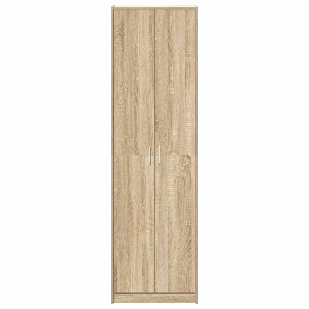vidaXL Garderoba Dąb Sonoma 55 x 25 x 189 cm Materiał drewnopochodny