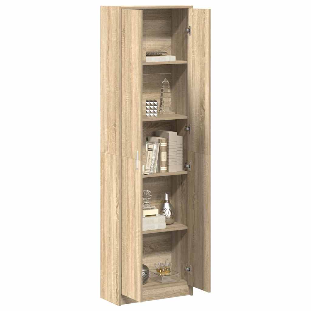 vidaXL Garderoba Dąb Sonoma 55 x 25 x 189 cm Materiał drewnopochodny