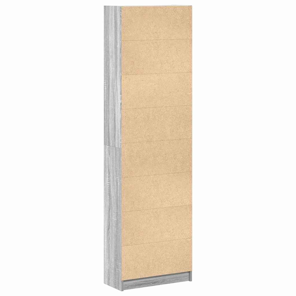 vidaXL Garderoba Szary Sonoma 55 x 25 x 189 cm Materiał drewnopochodny