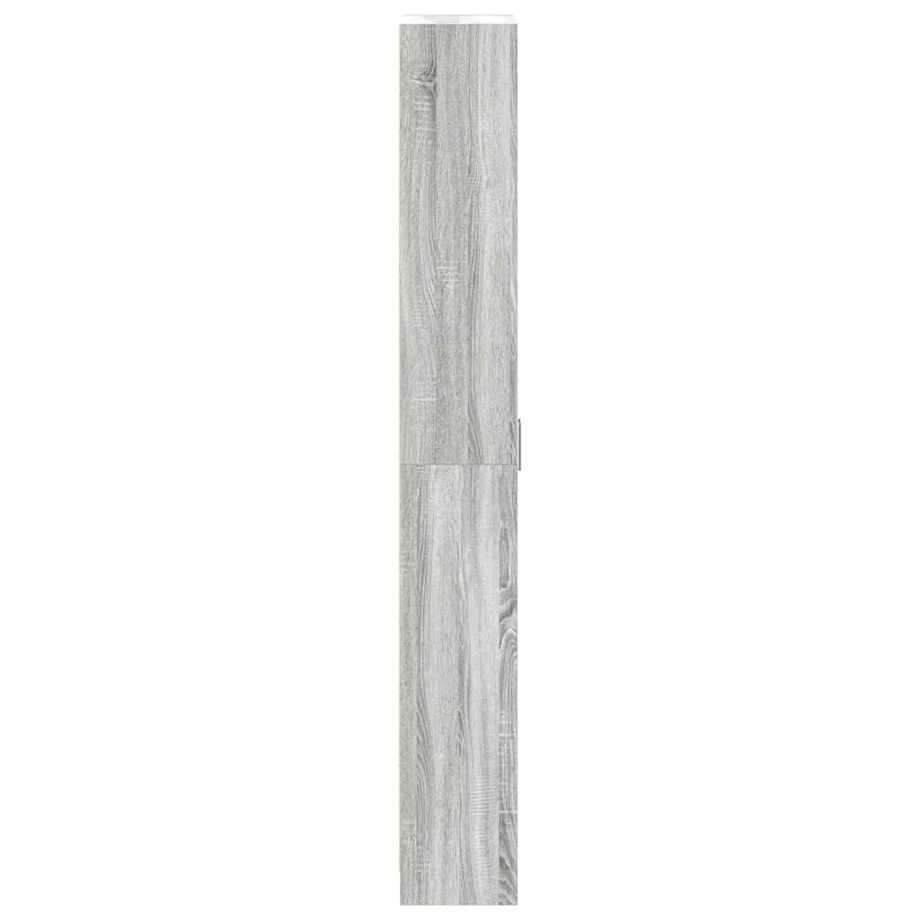 vidaXL Garderoba Szary Sonoma 55 x 25 x 189 cm Materiał drewnopochodny