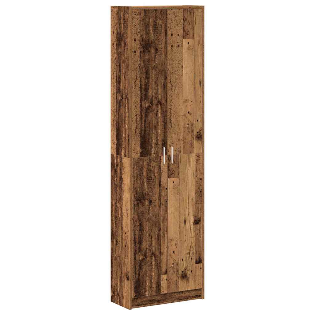 vidaXL Garderoba Stare drewno 55 x 25 x 189 cm Materiał drewnopochodny