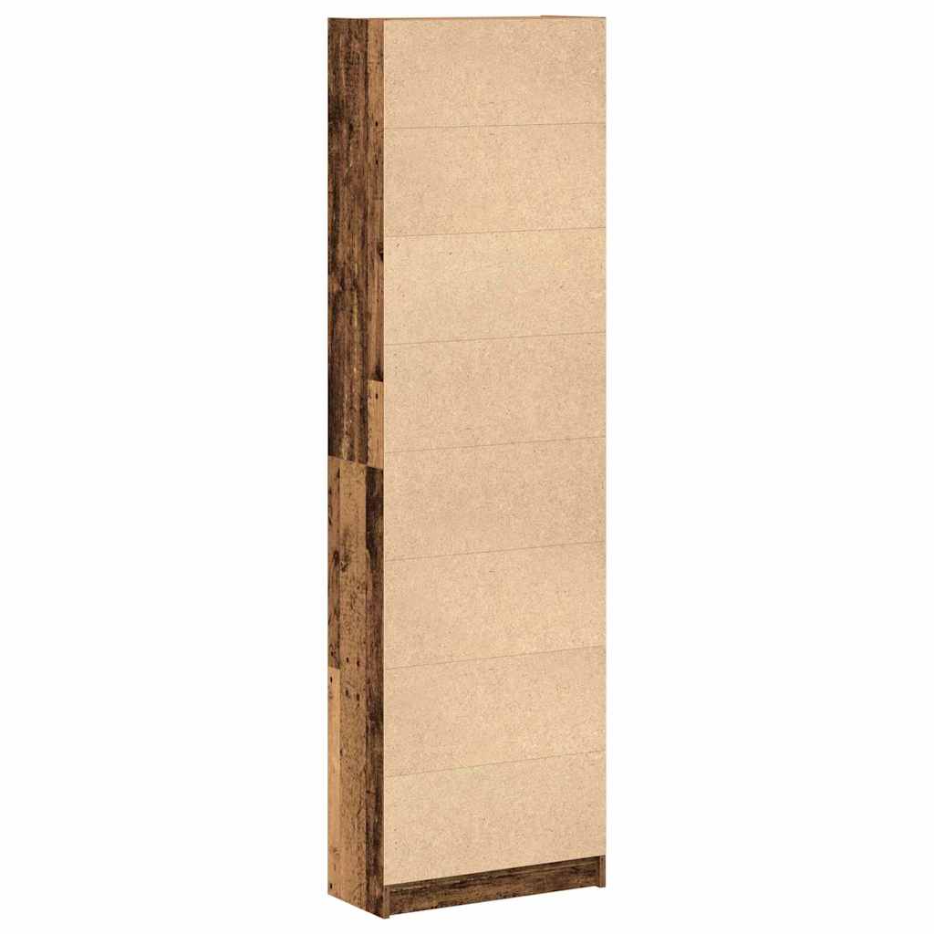 vidaXL Garderoba Stare drewno 55 x 25 x 189 cm Materiał drewnopochodny