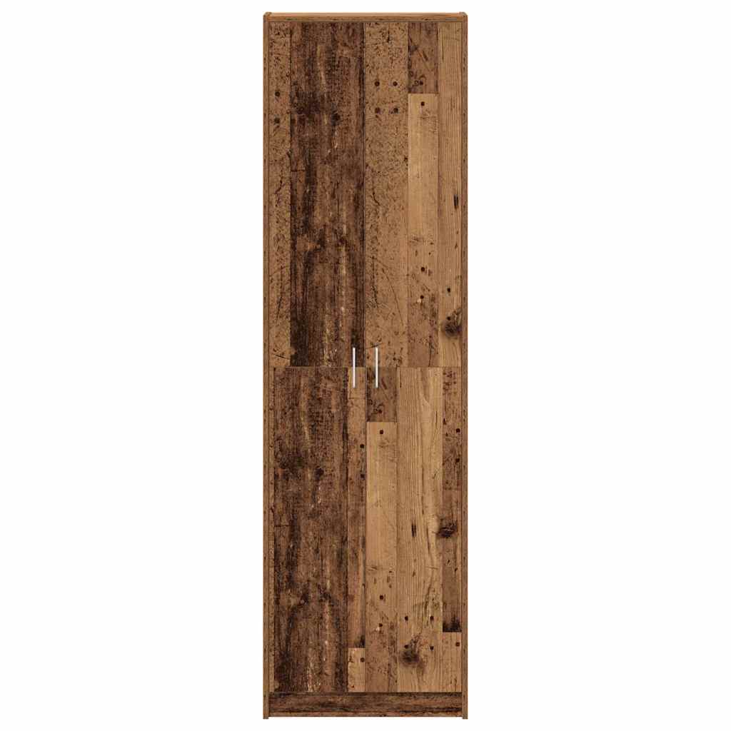 vidaXL Garderoba Stare drewno 55 x 25 x 189 cm Materiał drewnopochodny