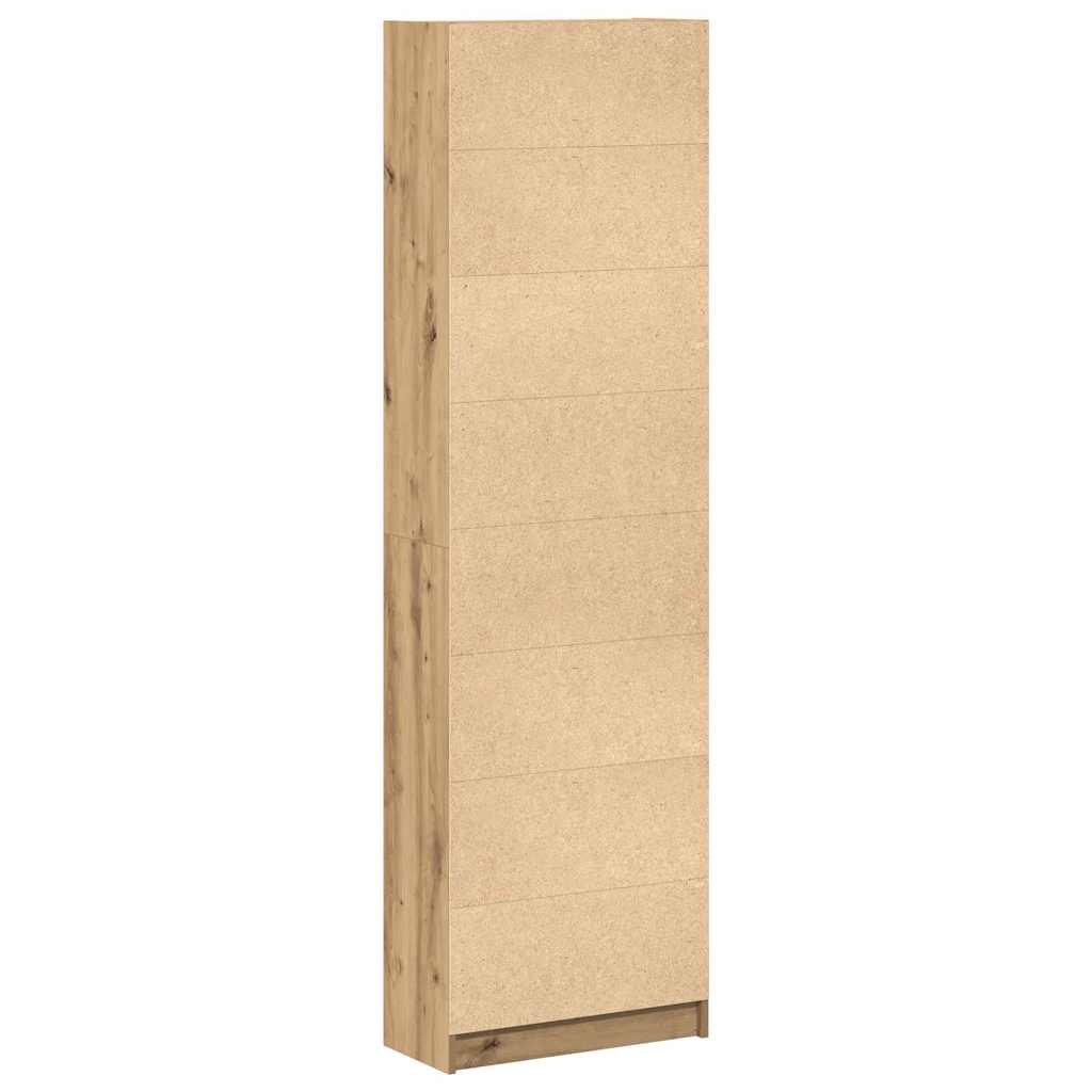 vidaXL Garderoba z półką z drzwiami Dąb rzemieślniczy 55 x 25 x 189 cm
