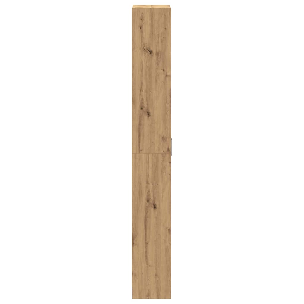 vidaXL Garderoba z półką z drzwiami Dąb rzemieślniczy 55 x 25 x 189 cm