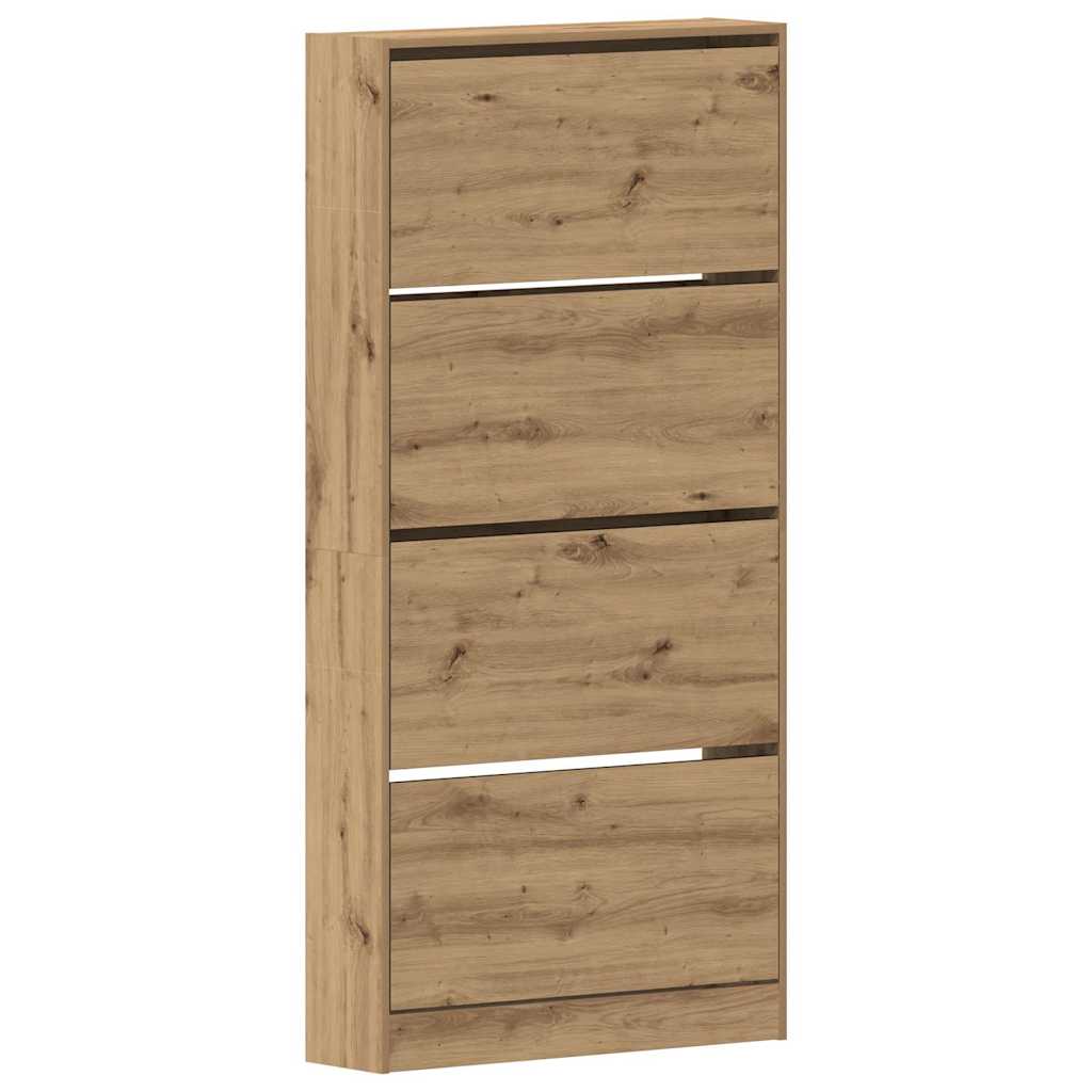 vidaXL Szafka na buty 80 x 21 x 163,5 cm Drewno inżynieryjne