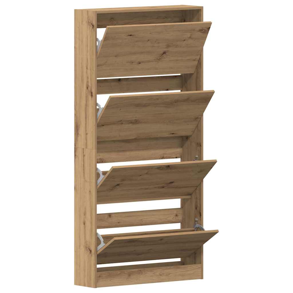 vidaXL Szafka na buty 80 x 21 x 163,5 cm Drewno inżynieryjne