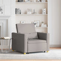vidaXL Rozkładana sofa jednoosobowa Ciemnoszary 90 x 165 x 87 cm