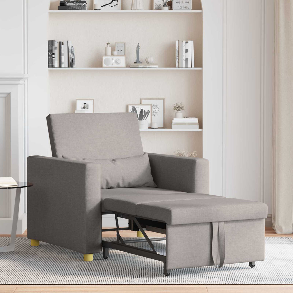 vidaXL Rozkładana sofa jednoosobowa Ciemnoszary 90 x 165 x 87 cm