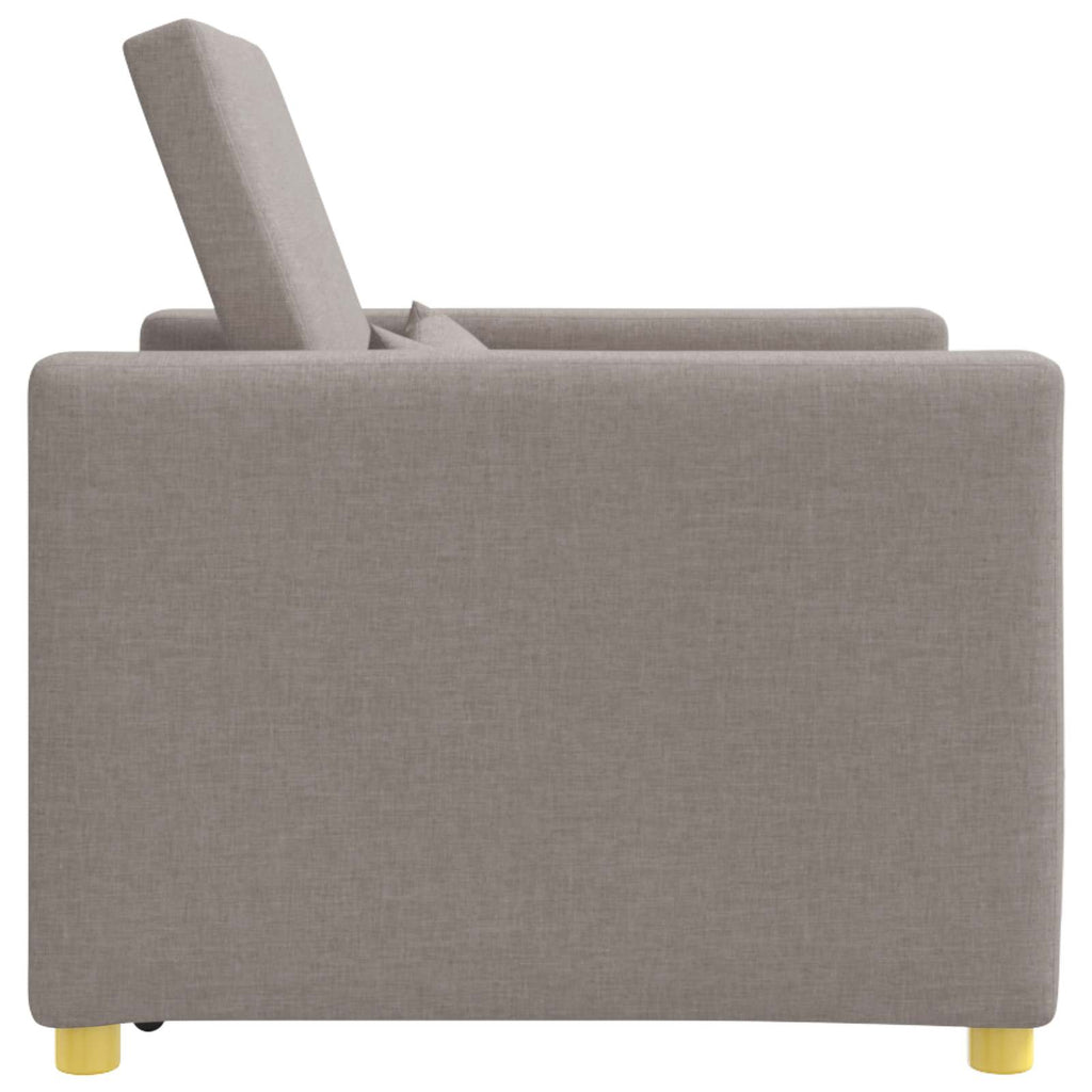 vidaXL Rozkładana sofa jednoosobowa Ciemnoszary 90 x 165 x 87 cm
