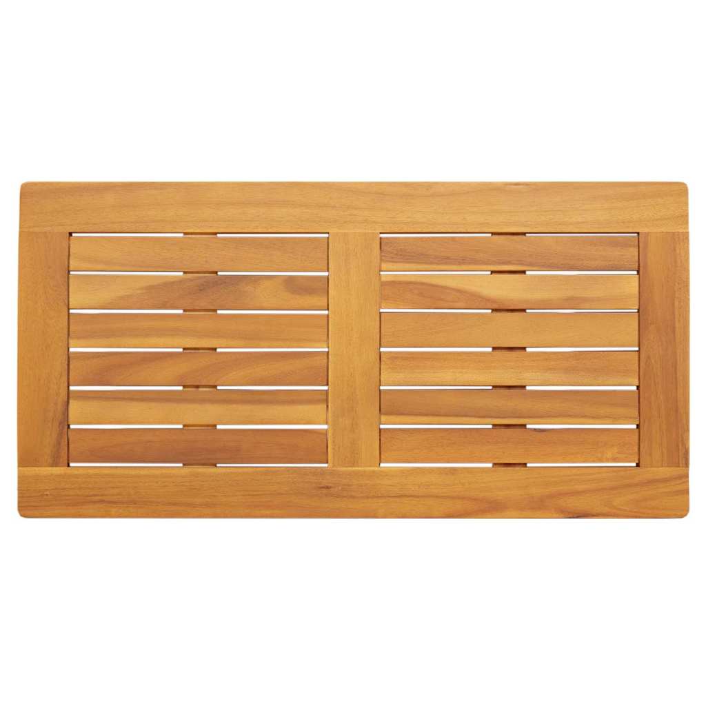 vidaXL Blat stołu Olej Naturalny 80 x 40 x 2 cm Lite Drewno Akacji