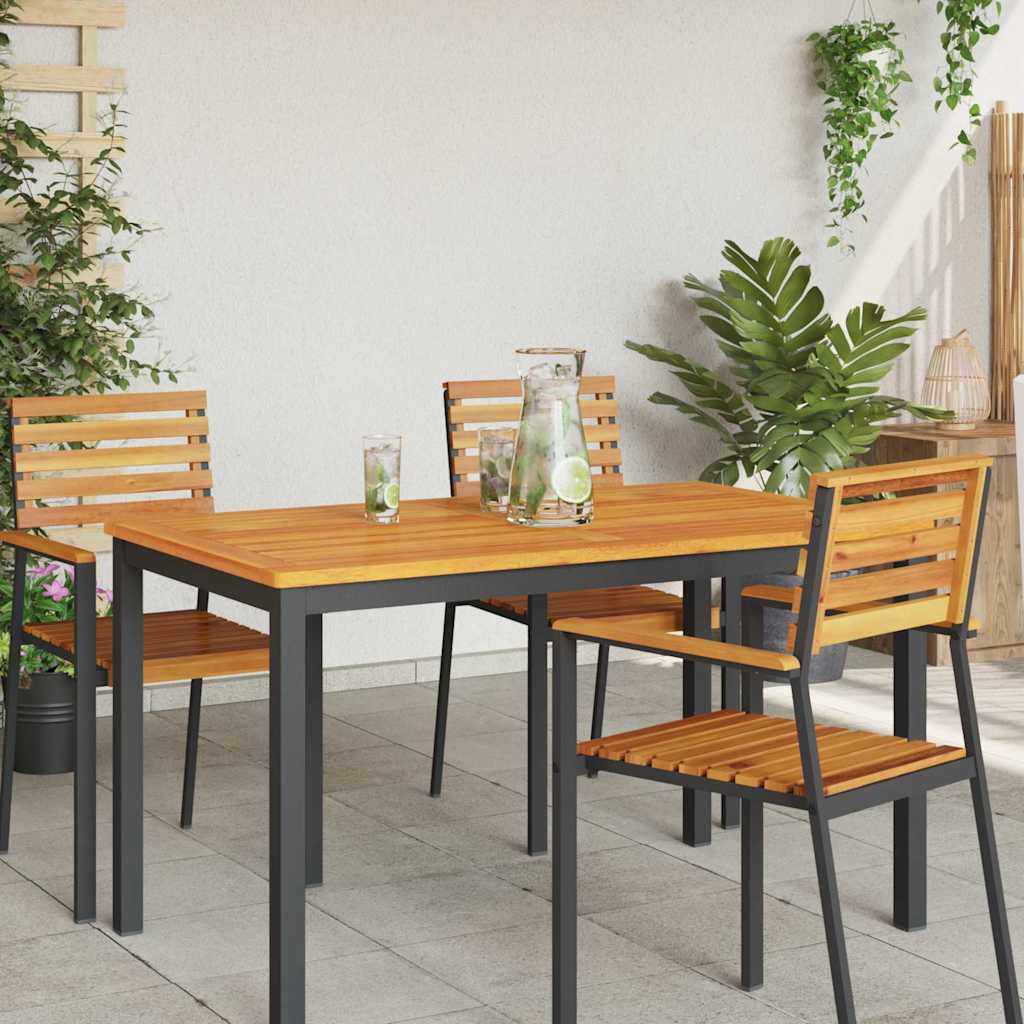 vidaXL Blat stołu Olej Naturalny 120 x 70 x 2 cm Lite Drewno Akacji