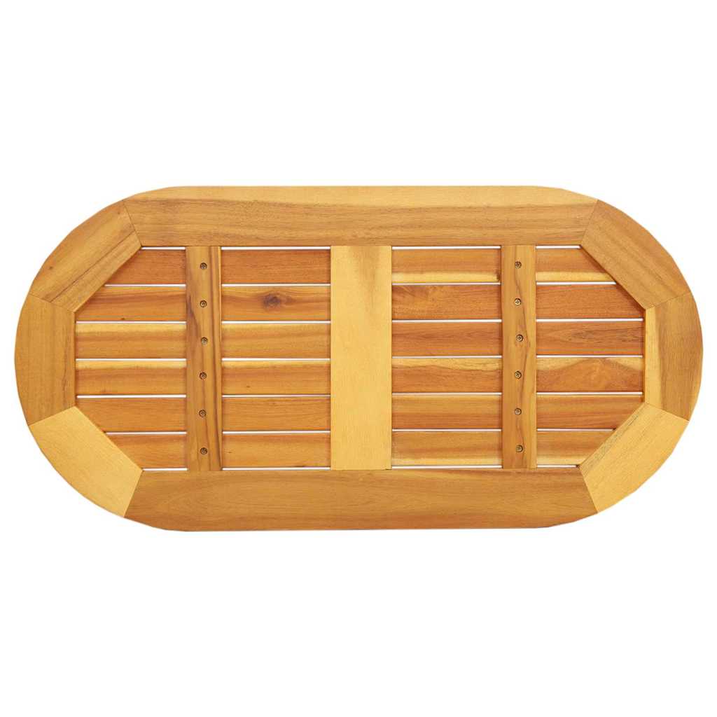 vidaXL Blat stołu Olej Naturalny 80 x 40 x 2 cm Lite Drewno Akacji